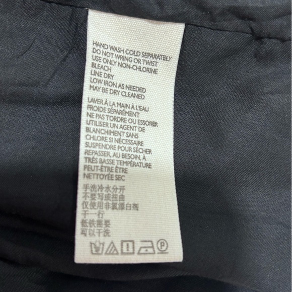 💜Free People Black Blouse with Blue Embroidery - Picture 11 of 14